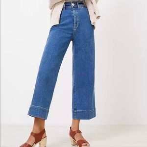 Loft wide leg jeans